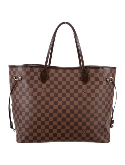 authentic louis vuitton neverfull gm damier ebene|louis vuitton damier neverfull price.